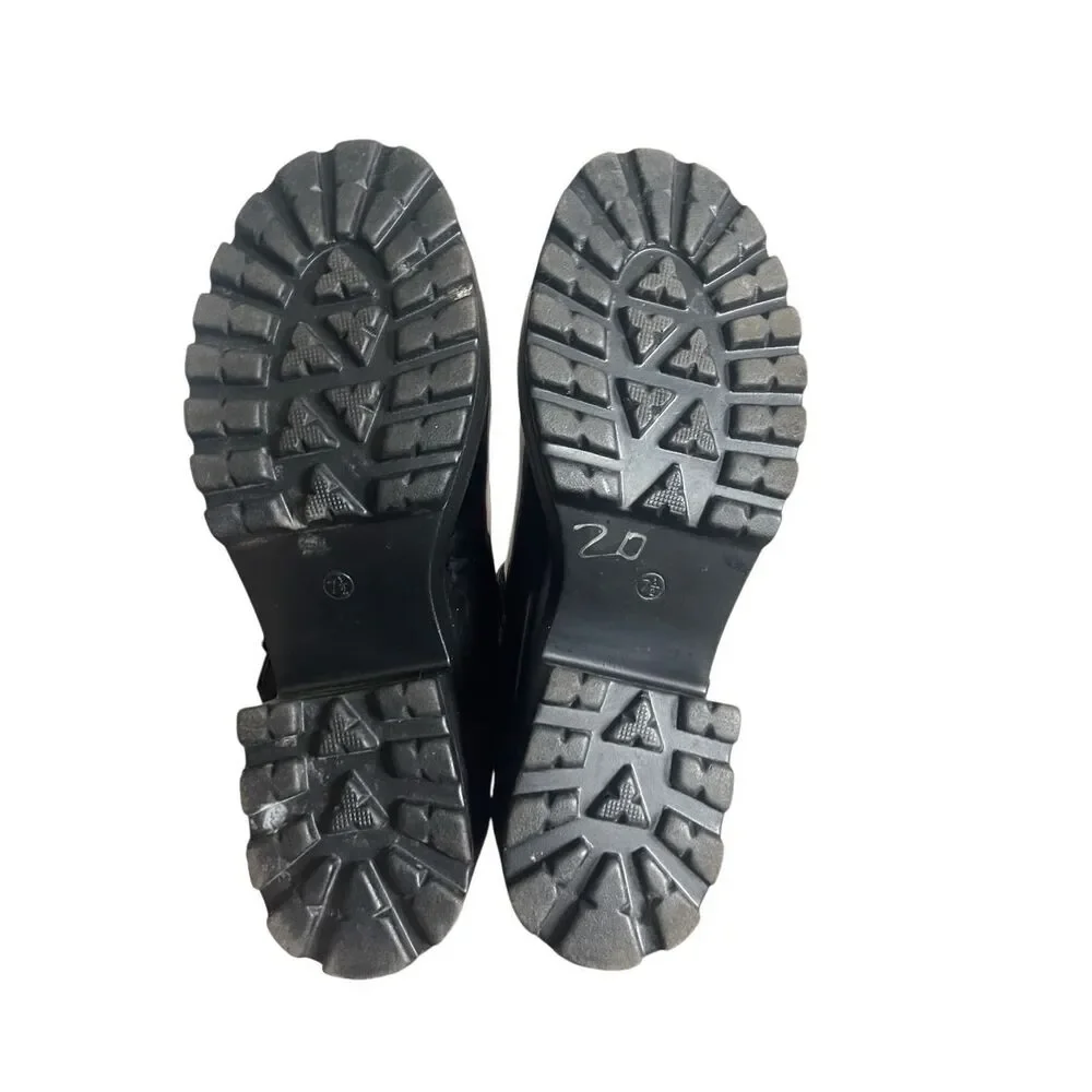 Anthropologie Seychelles chunky black Mary Jane heeled shoe 7.5 - Picture 4 of 5